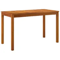 vidaXL Tuintafel 110x55x67 cm massief acaciahout