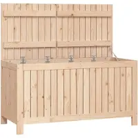 vidaXL Tuinbox 121x55x64 cm massief grenenhout