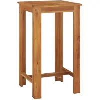vidaXL Tuinbartafel 60x60x105 cm massief acaciahout