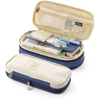 Lux - Etui-pennenzak-grote etui-blauw