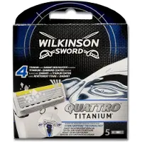 Wilkinson Quattro Titanium Core Motion Scheermesjes - 5 Stuks