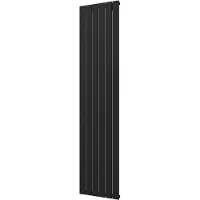 Plieger Designradiator cavallino retto enkel 999 watt middenaansluiting 200x45 cm donkergrijs structuur