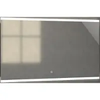 Brauer Jasper Spiegel 160x70cm - LED Velichting Boven & Onder - Glas - Rechthoekig - Spiegels, Badkamerspiegels - 8720359339393