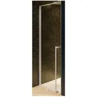 Riho Lucid GD101 nisdeur 90x200cm helder glas mat zwart G005002121