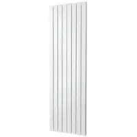 Boss & Wessing Designradiator plieger cavallino retto dubbel 1549 watt middenaansluiting 180x60,2 cm mat zwart