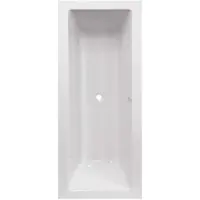 Plieger Duo ligbad tube acryl 190x80x50 cm wit