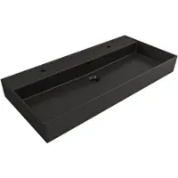 Plieger Wastafel Kansas Mat Wit 1 Kraangat 100x45x12 cm