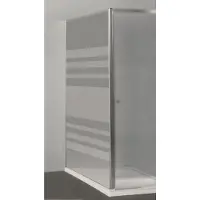 Allibert Vaste Wand Priva 80x190cm Horizontale Lijnen