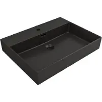 Plieger Wastafel kansas 1 kraangat met overloop 60x46,6 cm