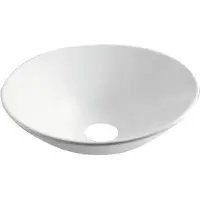 Van Marcke GO Opbouw waskom vm go juno 42.5x42.5x16.5 cm porselein wit