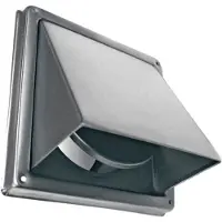 Boss & Wessing Kaprooster met klep rvs ø 125 mm