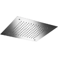 Hotbath Mate M117 Hoofddouche Vierkant 38cm Met LED Verlichting Chroom - Messing - Kranen, Douchekranen, Hoofddouches - 8719638611954 - Kranen, Douchekranen, Hoofddouches