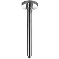 Hotbath Plafonduitloop mate 30 cm verzwaard rond geborsteld nikkel