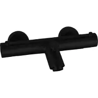 Best design Opbouw bad thermostaatkraan nero 1/2 inch rvs zwart