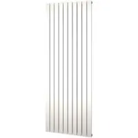 Plieger Designradiator cavallino retto enkel 1506 watt middenaansluiting 180x75,4 cm wit