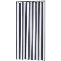 Sealskin Douchegordijn Linje Blauw 200x180 cm