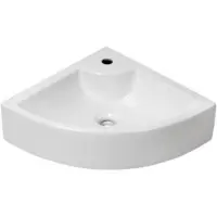 Plieger Miami hoekfontein 32x32cm wit