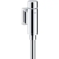 GROHE Rondo urinoir druksp.1/2 inch z/stopkr.m/spoelp.en verbinder Chroom
