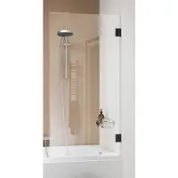 Sealskin Get Wet by Sealskin I AM badwand 1-delig 850 br 1600 hg mat zwart helder glas + antikalk
