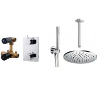 Wiesbaden one-pack inbouwthermostaatset type 103 CHR (30cm)