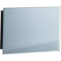 Sunshower set ventilatieroosters 110x54mm rechthoekig wit