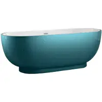 Best design Vrijstaand bad turquoise 179x81x61 cm acryl turquoise