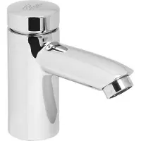 Plieger Clear toiletkraan zelfsluitend 1/2" chroom