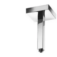 Hotbath Plafonduitloop Mate 15 cm Vierkant Verzwaard Geborsteld Nikkel