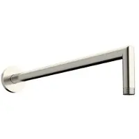 Hotbath Muuruitloop Mate 50 cm Verzwaard Rond Geborsteld Nikkel