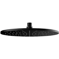 Mueller Round zwarte regendouche 30cm