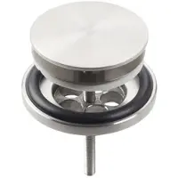 Clou mini wash me plug met afdekkap rvs geborsteld