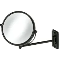Geesa Mirror Collection scheerspiegel 1-armig normaal en 3x vergrotend Ø20cm zwart