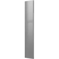 Plieger Designradiator Perugia 535 Watt Middenaansluiting 180,6x30,4 cm Zilver Metallic
