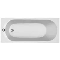 Plieger Flow solobad acryl 170x70x40cm met poten zonder afvoer wit