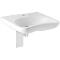 Jika Euroline rolstoelwastafel 64x55cm met 1 kraangat Wit