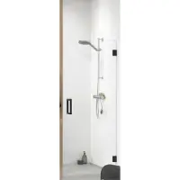 Sealskin Get Wet by Sealskin I AM draaideur 900mm mat zwart 8mm helder veiligheidsglas + antikalk