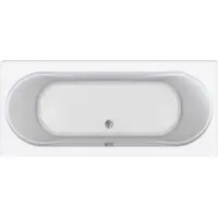 Wisa Inbouw duo ligbad new toscana 180x80x50 cm wit