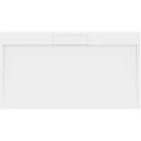 Sapho Douchebak gegoten marmer irena 160x90x3.5 cm rechthoek wit