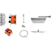 Best design Inbouw regendoucheset piazza met inbouwbox m-200x200