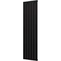 Plieger Designradiator cavallino retto enkel 999 watt middenaansluiting 200x45 cm mat zwart