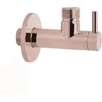 Hotbath Mate P2002 hoekstopkraan met filter geborsteld koper PVD