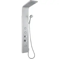 Sonstiges Douchepaneel Tusa 140 cm met Mengkraan Aluminium
