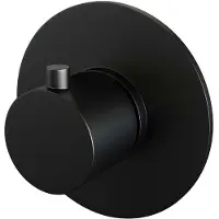 Brauer Black Edition losse inbouwthermostaat met in- en afbouwdelen mat zwart