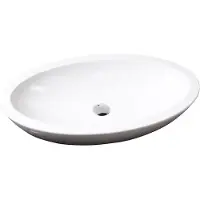 Sapho Waskom Sistema Ovaal 75x42x16 cm Keramiek Wit