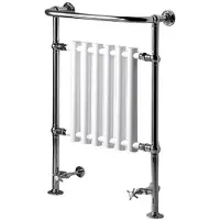 Sapho Handdoekradiator cork 67.5x96 cm 550w chroom /wit