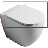 Salenzi Toiletzitting Form Slim Mat Wit