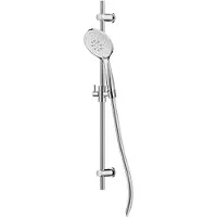 Hotbath Complete Glijstangset Mate 75,5 cm Met Handdouche Met 3 Standen En Doucheslang 150 cm