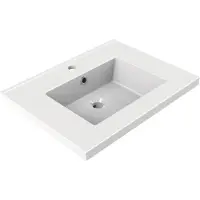 Allibert wastafel Tobi keramiek 60cm wit