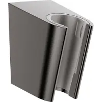 Hansgrohe Handdouchehouder porter s wand geborsteld zwart chroom