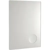 Sapho Badkamerspiegel rechthoek 60x80 cm met cosmetica spiegel